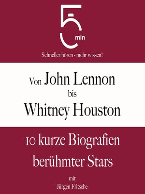 cover image of Von John Lennon bis Whitney Houston
